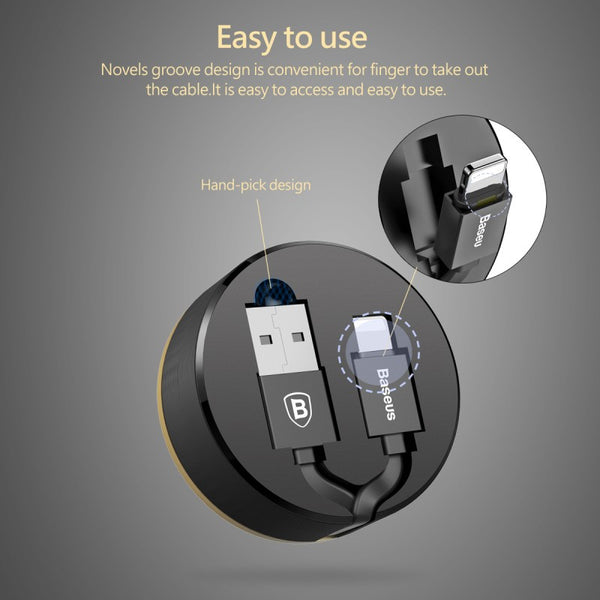 The Most Amazing & Convenient Retractable Lightning Charge & Sync Cable