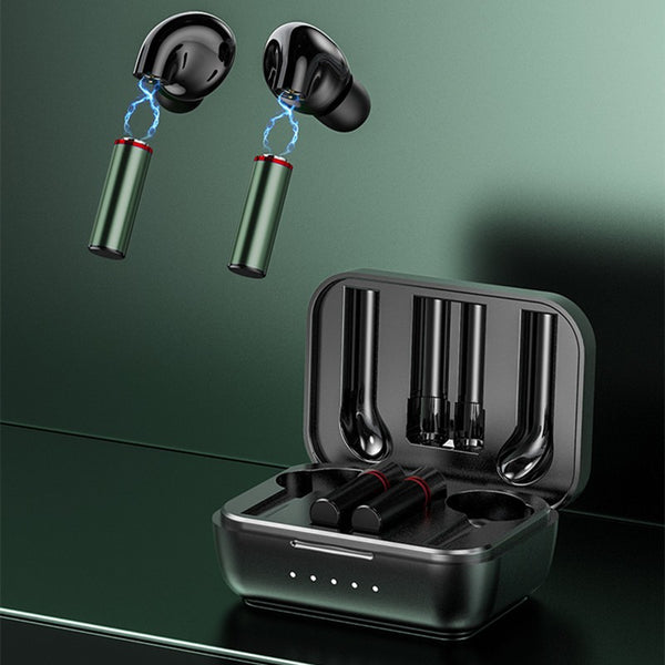 Magnetic Wireless In-ear Bluetooth 5.0 Earbuds, with Replaceable Magnetic Battery, for Sports, Studying, Calling