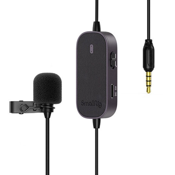 Omnidirectional Lavalier/Lapel Microphone, with Noice Cancellation Tech For Recording & Live