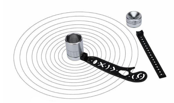 Multi-Function EDC Drawing Tool With Curved Ruler & Protractor For Designers, Artists & Architects