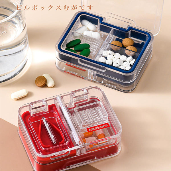 Three-In-One Pill Cutter Box