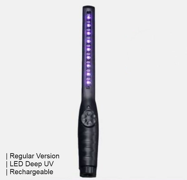 Portable Handheld UV Disinfection Lamp for Home & Travel, with LED UV Disinfection, Simple Operation, Fast and Effective, Suitable for Sofa, Tableware, Clothes and More