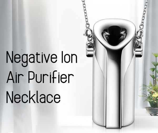 Portable Wearable Negative Ion Air Purifier Necklace with Light Weight, Silent Operation, High Efficiency, Energy-saving Design and Simple Shape