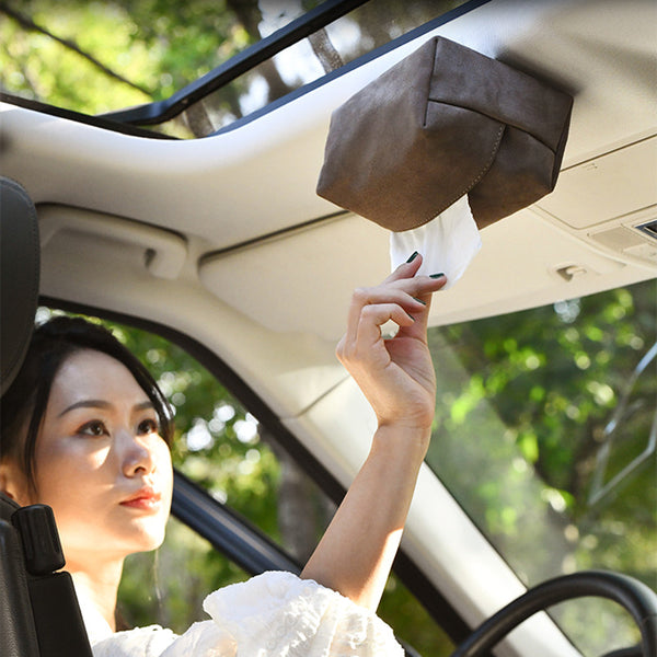 Automatic Ceiling-Mounted Car Tissue Box