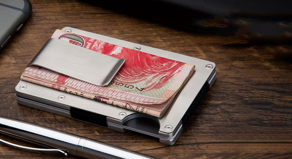 Beautifully and Securely Engineered Aluminum RFID Wallet & Card Holder