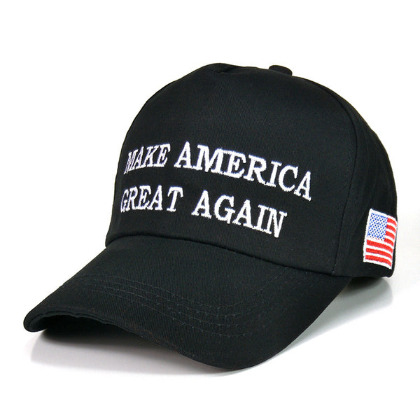 Make America Great Again Embroidered Hats with Adjustable Strap and 100% Cotton