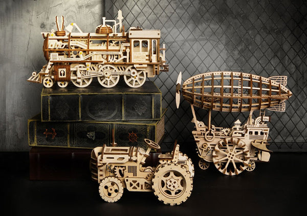 Find Steampunk Curiosity in 3D Wooden Puzzles