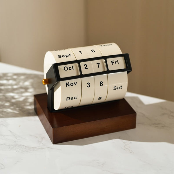 Creative Rotating Decorative Perpetual Calendar