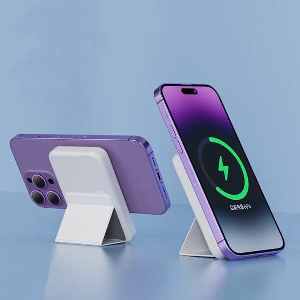 10000mAh Magnetic Wireless Folding Stand Power Bank