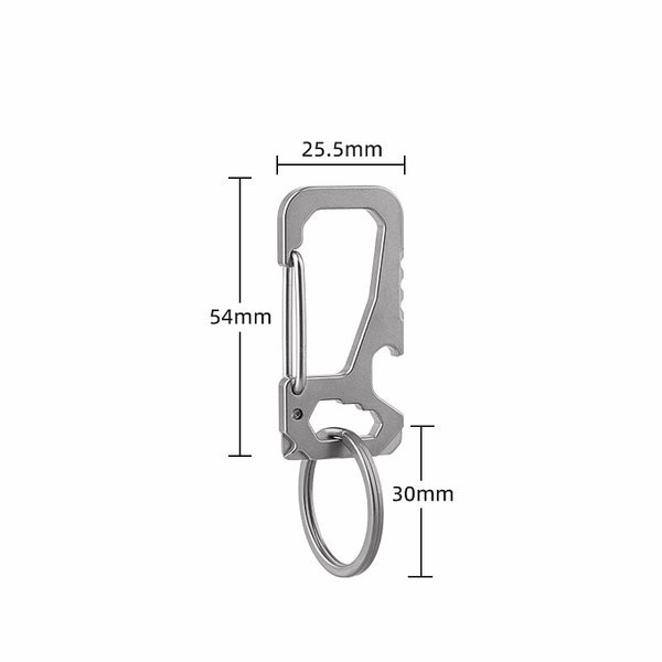 Titanium Alloy Multifunctional Minimalist Keychain Hook