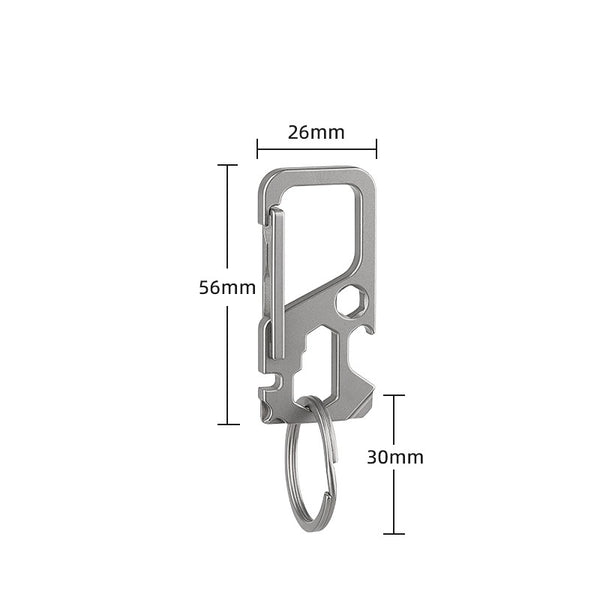 Titanium Alloy Multifunctional Minimalist Keychain Hook