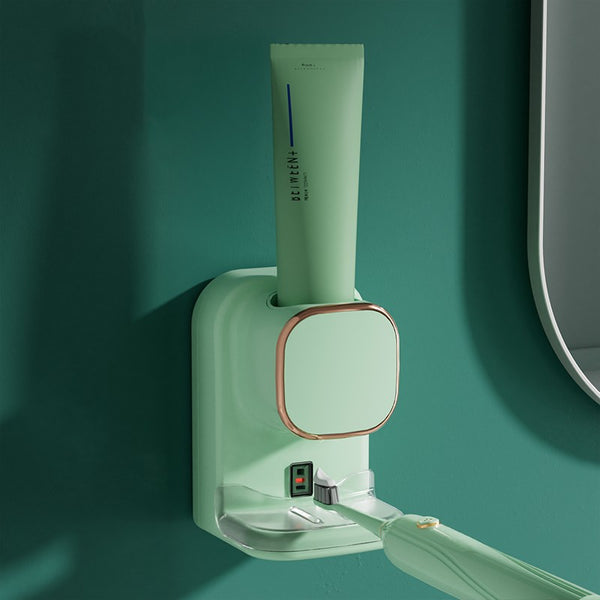 Hands-Free Automatic Toothpaste Dispenser With No Drilling