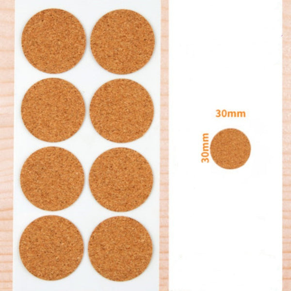 Wooden Self-Adhesive Sticker Labels With Writable Surface