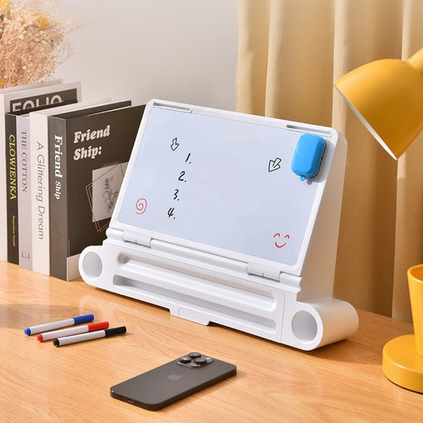 Three-In-One Reading Stand, Whiteboard, And Storage Box Desktop Holder