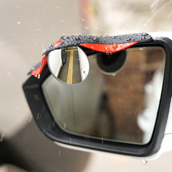 Car Reverse Rearview Mirror Rain Eyebrow Blind Spot Auxiliary Mirror Integrated