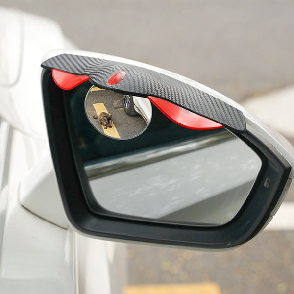 Car Reverse Rearview Mirror Rain Eyebrow Blind Spot Auxiliary Mirror Integrated