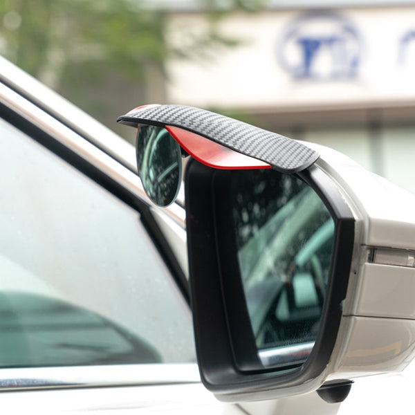 Car Reverse Rearview Mirror Rain Eyebrow Blind Spot Auxiliary Mirror Integrated