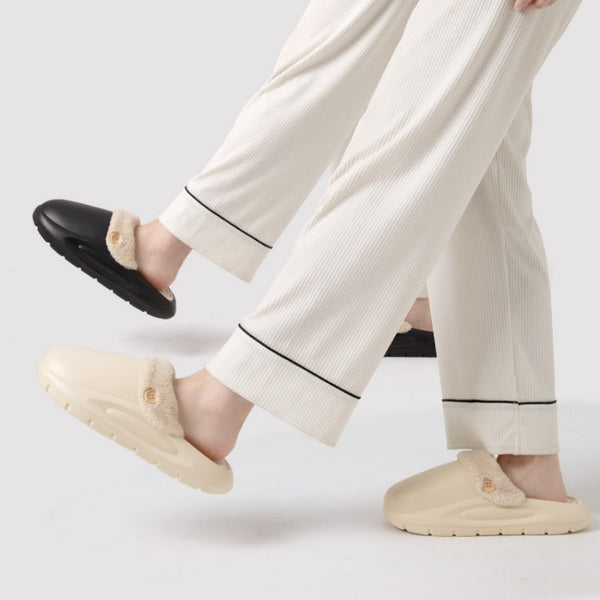 Detachable Waterproof Anti-Slip Cotton Slippers