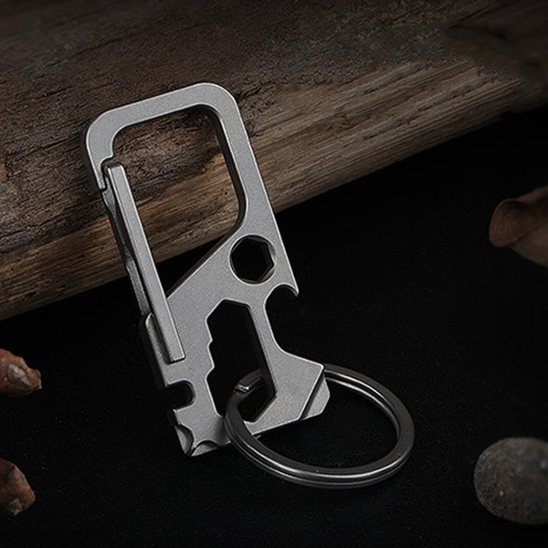 Titanium Alloy Multifunctional Minimalist Keychain Hook