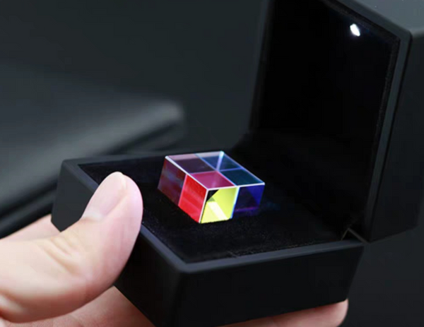 6-Sided Color-collecting Prism Light Cube, with Light Box, Home Decoration and Best Gift for Birthday, Holidays & Anniversary